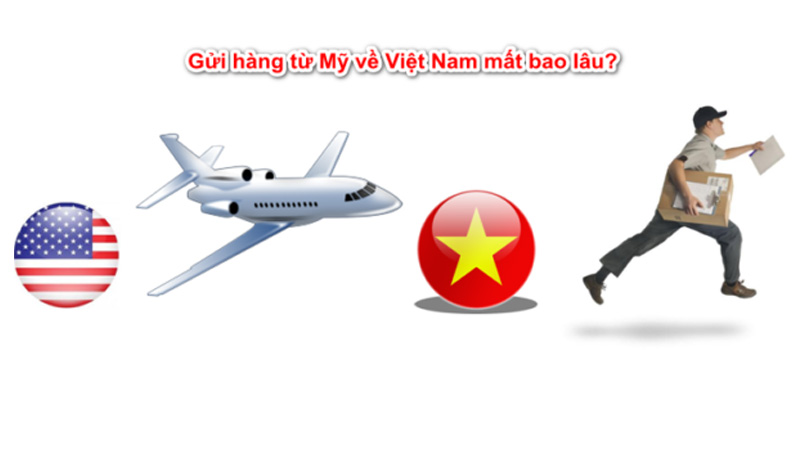 Gửi hàng từ Việt Nam sang Mỹ nhận hàng nhanh chóng chỉ sau 3 đến 5 ngày