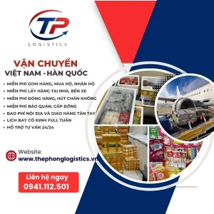 Gửi hàng hai chiều Việt Hàn, giá cả cạnh tranh dịch vụ vượt trội