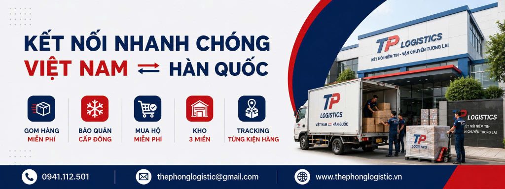 Gom đơn mua hộ hàng tại Việt Nam vận chuyển sang Hàn Quốc